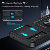 LeYi for T-Mobile Revvl 6 Pro/6XPro Case: Revvl 6 Pro/6XPro Case with Tempered Glass Screen Protector, [Military-Grade] Shockproof Kickstand Funda para Revvl 6 Pro/6XPro