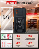 LeYi for Samsung Galaxy XCover 7 Pro Case: Galaxy XCover 7 Pro Case with Tempered Glass Screen Protector, [Military-Grade] Shockproof Kickstand Funda para XCover 7 Pro