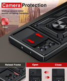 LeYi for Samsung-Galaxy-Note-10-Plus Case: with Slide Camera Cover, Military-Grade Shockproof Protective Magnetic Ring Stand
