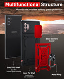 LeYi for Samsung-Galaxy-Note-10-Plus Case: with Slide Camera Cover, Military-Grade Shockproof Protective Magnetic Ring Stand