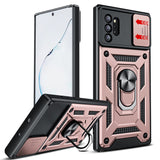 LeYi for Samsung-Galaxy-Note-10-Plus Case: with Slide Camera Cover, Military-Grade Shockproof Protective Magnetic Ring Stand