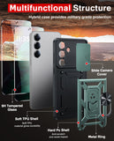 LeYi for Samsung Galaxy S25 FE Case:Samsung Galaxy S25 FE Case with Tempered Glass Screen Protector, [Military-Grade] Shockproof Kickstand Funda para