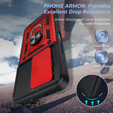 LeYi for Honor X6b 4G Case:Honour X6b 4G Case with Tempered Glass Screen Protector, [Military-Grade] Shockproof Kickstand Phone Cover