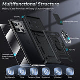 LeYi for OnePlus 10T 5G Case: OnePlus 10T Case with Tempered Glass Screen Protector, [Military-Grade] Shockproof Kickstand Funda para OnePlus 10T 5G