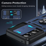 LeYi for OnePlus Nord-N30 5G Case: with Slide Camera Cover Screen Protector, Military-Grade Shockproof Protective Magnetic Ring Stand