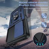 LeYi for OnePlus Nord-N30 5G Case: with Slide Camera Cover Screen Protector, Military-Grade Shockproof Protective Magnetic Ring Stand