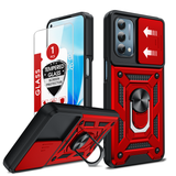 LeYi for Oneplus Nord N200 5G Case: Nord N200 5G Case with Tempered Glass Screen Protector, [Military-Grade] Shockproof Kickstand Funda para Oneplus Nord N200