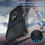 LeYi for T-Mobile Revvl 6/6X Case: Revvl 6/6X with Tempered Glass Screen Protector, [Military-Grade] Shockproof Kickstand Funda para T-Mobile Revvl 6/6X