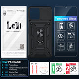 LeYi for T-Mobile Revvl 6/6X Case: Revvl 6/6X with Tempered Glass Screen Protector, [Military-Grade] Shockproof Kickstand Funda para T-Mobile Revvl 6/6X