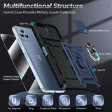 LeYi for T-Mobile Revvl 6/6X Case: Revvl 6/6X with Tempered Glass Screen Protector, [Military-Grade] Shockproof Kickstand Funda para T-Mobile Revvl 6/6X