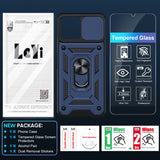 LeYi for T-Mobile Revvl 6/6X Case: Revvl 6/6X with Tempered Glass Screen Protector, [Military-Grade] Shockproof Kickstand Funda para T-Mobile Revvl 6/6X