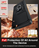 LeYi for Honor 400 Smart 5G Case: Honour 400 Smart Case with Tempered Glass Screen Protector, [Military-Grade] Shockproof Kickstand Phone Cover