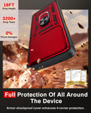 LeYi for Honor 400 Smart 5G Case: Honour 400 Smart Case with Tempered Glass Screen Protector, [Military-Grade] Shockproof Kickstand Phone Cover