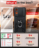 LeYi for Moto G 5G 2025 Case: Motorola G 5G 2025 Case with Tempered Glass Screen Protector, [Military-Grade] Shockproof Kickstand Funda para G 5G 2025