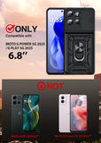 LeYi for Moto G Power 5G 2025 Case: Motorola G Power 5G 2025 Case with Tempered Glass Screen Protector, [Military-Grade] Shockproof Kickstand Funda para G Power 5G 2025