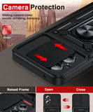 LeYi for OnePlus Nord-N20 5G Case: with Slide Camera Cover Screen Protector, Military-Grade Shockproof Protective Magnetic Ring Stand