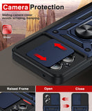 LeYi for OnePlus Nord-N20 5G Case: with Slide Camera Cover Screen Protector, Military-Grade Shockproof Protective Magnetic Ring Stand