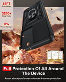 LeYi for Oneplus Nord N200 5G Case: Nord N200 5G Case with Tempered Glass Screen Protector, [Military-Grade] Shockproof Kickstand Funda para Oneplus Nord N200