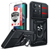 LeYi for Moto G Stylus 5G 2025 Case: Motorola G Stylus 5G 2025 Case with Tempered Glass Screen Protector, [Military-Grade] Shockproof Kickstand Funda para G Stylus 5G 2025