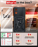 LeYi for Moto G Stylus 5G 2025 Case: Motorola G Stylus 5G 2025 Case with Tempered Glass Screen Protector, [Military-Grade] Shockproof Kickstand Funda para G Stylus 5G 2025
