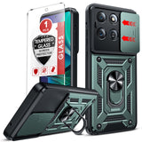 LeYi for Moto G Stylus 5G 2025 Case: Motorola G Stylus 5G 2025 Case with Tempered Glass Screen Protector, [Military-Grade] Shockproof Kickstand Funda para G Stylus 5G 2025