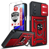 LeYi for Moto G Stylus 5G 2022 Case: Motorola G Stylus 5G 2022 Case with Tempered Glass Screen Protector, [Military-Grade] Shockproof Kickstand Funda para G Stylus 5G 2022