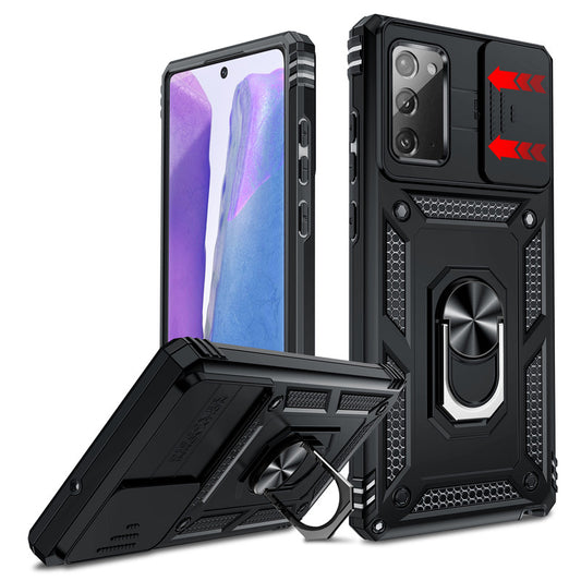 LeYi for Samsung Galaxy Note 20 Case: with Slide Camera Cover [Military-Grade] Cellphone Case Cover with Magnetic Ring Kickstand for Samsung Galaxy Note 20 5G