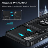 LeYi for Samsung Galaxy Note 20 Case: with Slide Camera Cover [Military-Grade] Cellphone Case Cover with Magnetic Ring Kickstand for Samsung Galaxy Note 20 5G