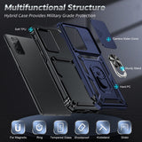 LeYi for Samsung Galaxy Note 20 Case: with Slide Camera Cover [Military-Grade] Cellphone Case Cover with Magnetic Ring Kickstand for Samsung Galaxy Note 20 5G