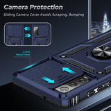 LeYi for Samsung Galaxy Note 20 Case: with Slide Camera Cover [Military-Grade] Cellphone Case Cover with Magnetic Ring Kickstand for Samsung Galaxy Note 20 5G