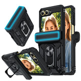 LeYi for Smasung Z Flip 6 Case: [Military-Grade] Cellphone Case Cover with Magnetic Ring Kickstand for Galaxy Z Flip 6