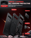 LeYi for Samsung Galaxy S10-Case: with Slide Camera Cover, [Military-Grade] Cellphone Case Cover with Magnetic Ring Kickstand for Samsung Galaxy S10