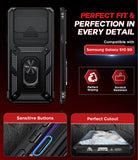 LeYi for Samsung Galaxy S10-Case: with Slide Camera Cover, [Military-Grade] Cellphone Case Cover with Magnetic Ring Kickstand for Samsung Galaxy S10