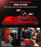 LeYi for Samsung Galaxy S10-Case: with Slide Camera Cover, [Military-Grade] Cellphone Case Cover with Magnetic Ring Kickstand for Samsung Galaxy S10