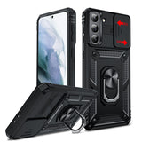 LeYi for Samsung Galaxy S21 Phone Case 5G: with Slide Camera Cover [Military-Grade] Cellphone Case Cover with Magnetic Ring Kickstand for Samsung Galaxy S21 5G