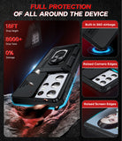 LeYi for Samsung Galaxy S21 Ultra-5G Case: with Slide Camera Cover, [Military-Grade] Cellphone Case Cover with Magnetic Ring Kickstand for Samsung Galaxy S21 Ultra 5G
