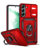 LeYi for Samsung Galaxy S22-Plus Case: with Slide Camera Cover, [Military-Grade] Cellphone Case Cover with Magnetic Ring Kickstand for Samsung Galaxy S22 Plus