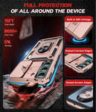 LeYi for Samsung Galaxy S22-Plus Case: with Slide Camera Cover, [Military-Grade] Cellphone Case Cover with Magnetic Ring Kickstand for Samsung Galaxy S22 Plus