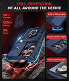 LeYi for Samsung Galaxy S22-Ultra Case: with Slide Camera Cover, [Military-Grade] Cellphone Case Cover with Magnetic Ring Kickstand for Samsung Galaxy S22 Ultra
