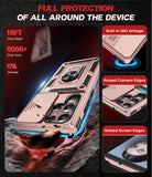 LeYi for Samsung Galaxy S22-Ultra Case: with Slide Camera Cover, [Military-Grade] Cellphone Case Cover with Magnetic Ring Kickstand for Samsung Galaxy S22 Ultra