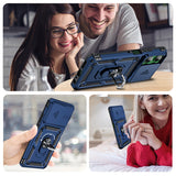LeYi for Motorola-Moto G Power 5G 2025 Case: with Slide Camera Cover and Screen Protector, [Military-Grade] Cellphone Case Cover with Magnetic Ring Kickstand for Moto G Power 5G 2025