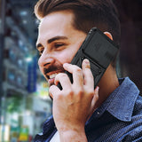 LeYi for Motorola-Edge-2025 Case: with Slide Camera Cover, [Military-Grade] Cellphone Case Cover with Magnetic Ring Kickstand for Moto Edge 2025