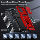 LeYi for Moto G-Stylus 5G 2023 Case: with Slide Camera Cover and Screen Protector, [Military-Grade] Cellphone Case Cover with Magnetic Ring Kickstand for Moto G Stylus 2023