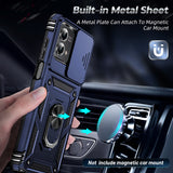 LeYi for Moto G-Stylus 5G 2023 Case: with Slide Camera Cover and Screen Protector, [Military-Grade] Cellphone Case Cover with Magnetic Ring Kickstand for Moto G Stylus 2023