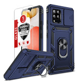 LeYi for Samsung Galaxy A42 5G Case: with Slide Camera Cover and Screen Protector, [Military-Grade] Cellphone Case Cover with Magnetic Ring Kickstand for Samsung Galaxy A42 5G