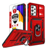 LeYi for Samsung Galaxy A52 5G Case: with Slide Camera Cover and Screen Protector, [Military-Grade] Cellphone Case Cover with Magnetic Ring Kickstand for Samsung Galaxy A52 5G