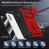 LeYi for Samsung Galaxy A52 5G Case: with Slide Camera Cover and Screen Protector, [Military-Grade] Cellphone Case Cover with Magnetic Ring Kickstand for Samsung Galaxy A52 5G