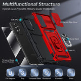 LeYi for Samsung Galaxy A53 5G Case: with Slide Camera Cover and Screen Protector, [Military-Grade] Cellphone Case Cover with Magnetic Ring Kickstand for Samsung Galaxy A53 5G
