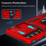 LeYi for Samsung Galaxy A53 5G Case: with Slide Camera Cover and Screen Protector, [Military-Grade] Cellphone Case Cover with Magnetic Ring Kickstand for Samsung Galaxy A53 5G