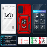 LeYi for Samsung Galaxy A53 5G Case: with Slide Camera Cover and Screen Protector, [Military-Grade] Cellphone Case Cover with Magnetic Ring Kickstand for Samsung Galaxy A53 5G